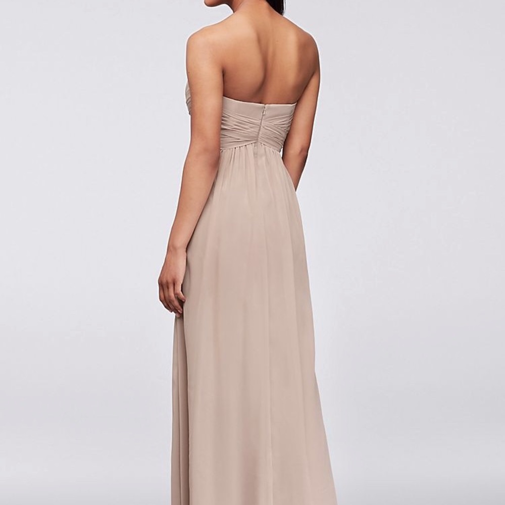 David’s Bridal pink chiffon Bridesmaid’s Dresses - Picture 2 of 8